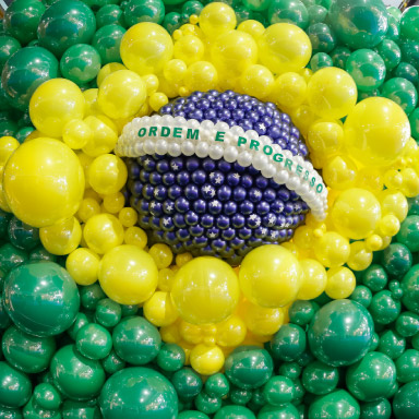 Decoracao profissional com baloes Happy Day
