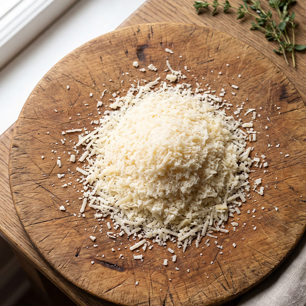 Queijo parmesão ralado granulado Queijo parmesão ralado granulado